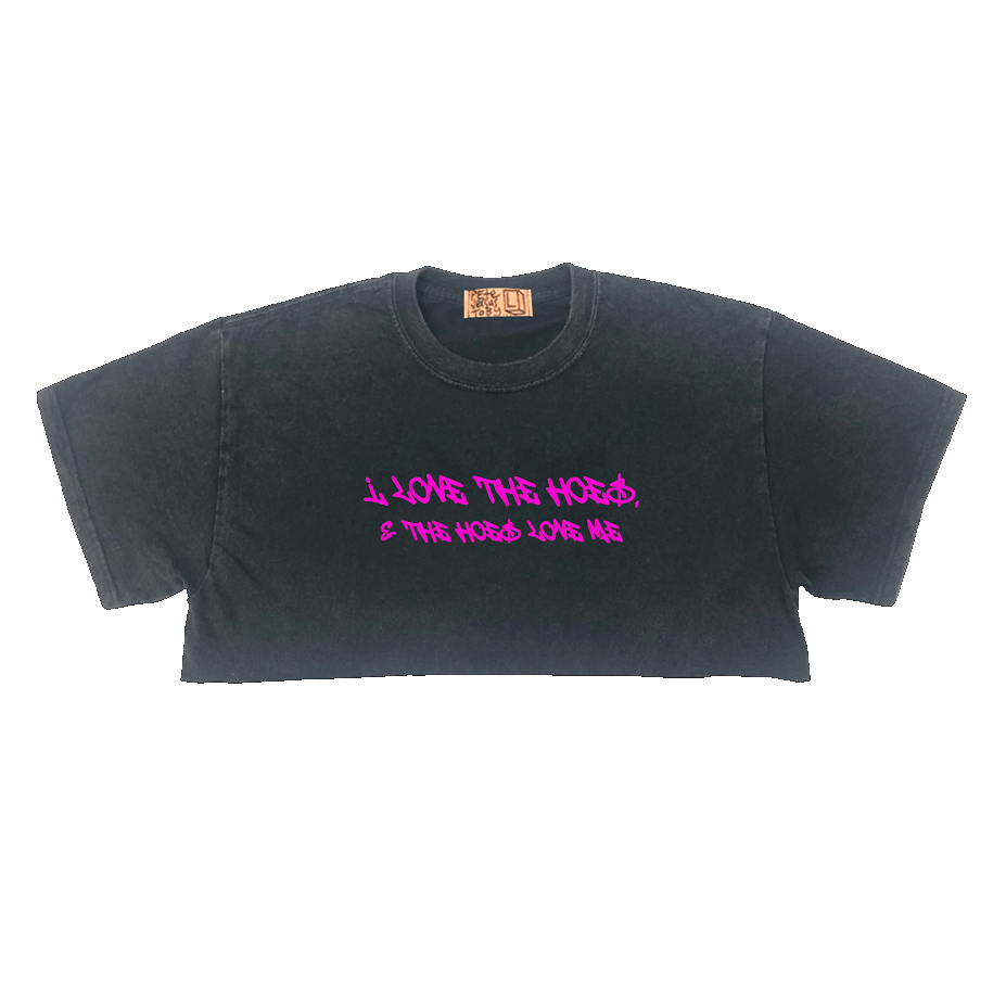 KYRA X PVT The Hoes Love Me Crop-Top