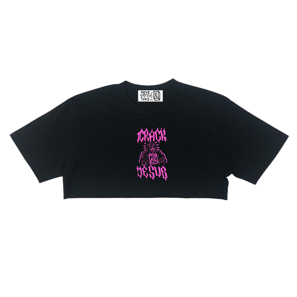 KYRA X PVT Crack Jesus Crop-Top