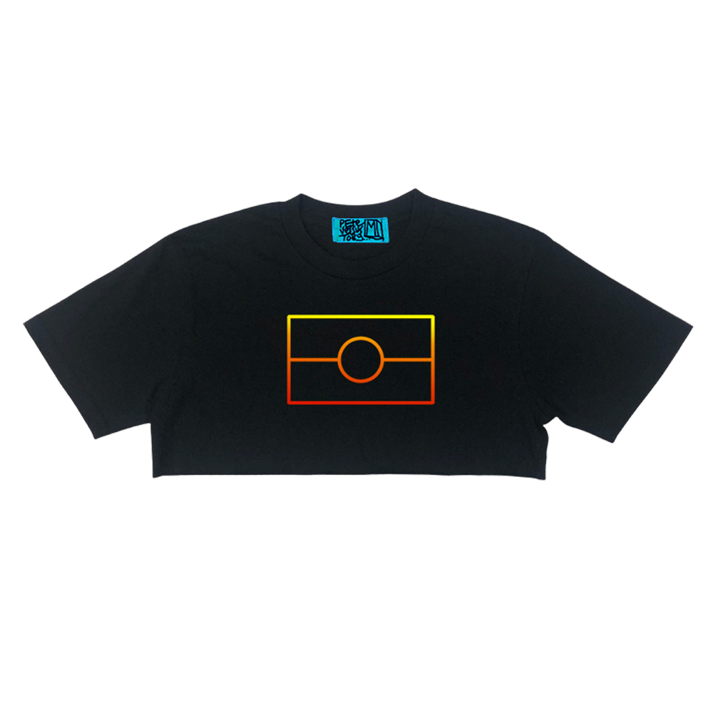 Typan Flag Stencil Crop-Top